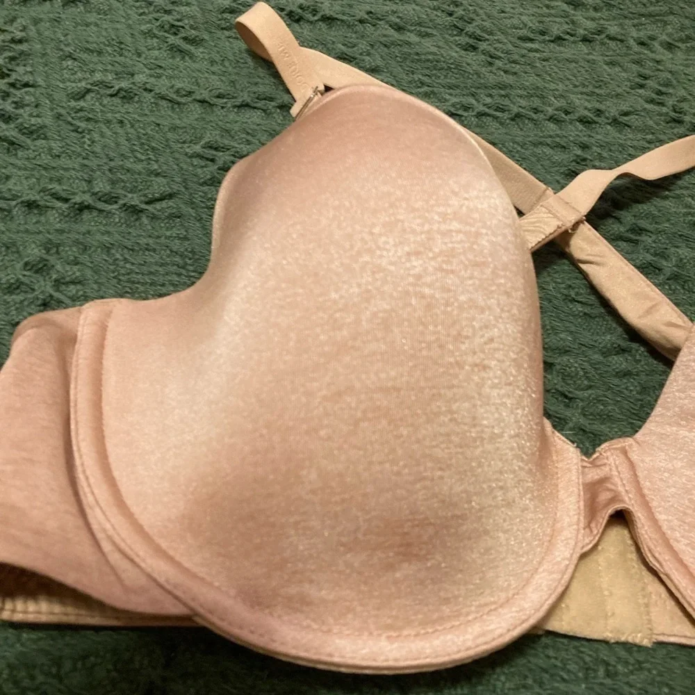 Adore Me Tan Padded Wired Crisscross Bra Size 36DD